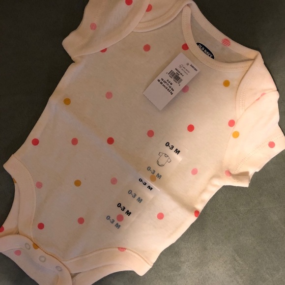 NWT 2xSet Baby Short-Sleeve Floral Print Bodysuit - Picture 3 of 3